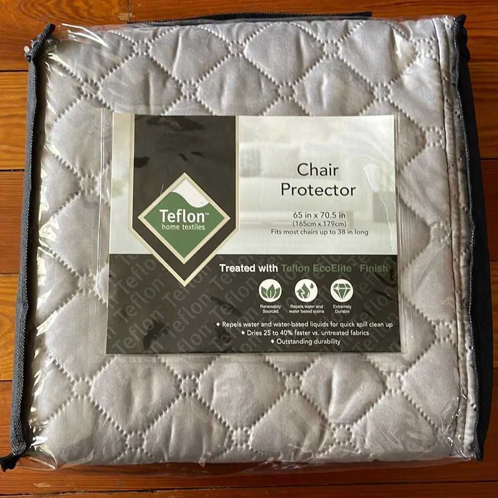 BNIP Gray Chair Protector- 65”x70.5”